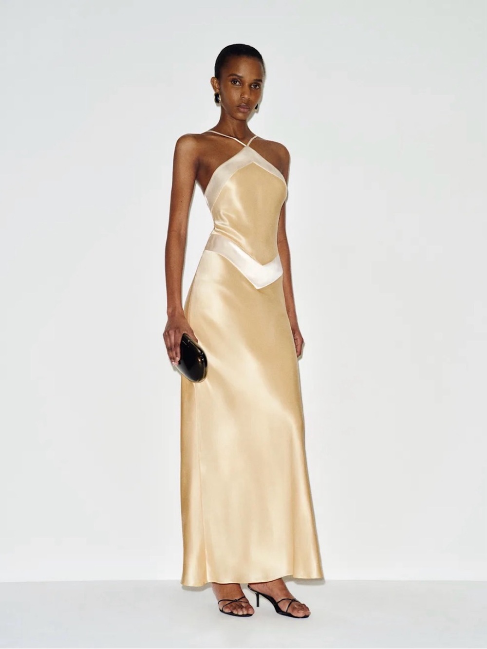 Reformation Jillian Silk Dress